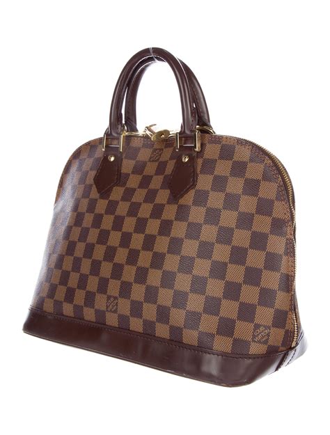 louis vuitton alma damier ebene review|louis vuitton damier ebene canvas.